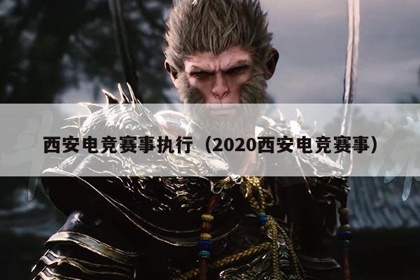 西安电竞赛事执行（2020西安电竞赛事）