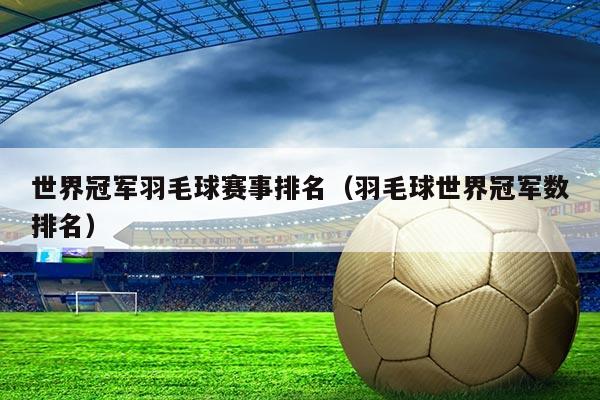 世界冠军羽毛球赛事排名(羽毛球世界冠军数排名)