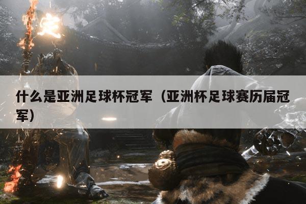 什么是亚洲足球杯冠军(亚洲杯足球赛历届冠军)