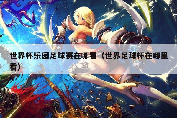 世界杯乐园足球赛在哪看(世界足球杯在哪里看)