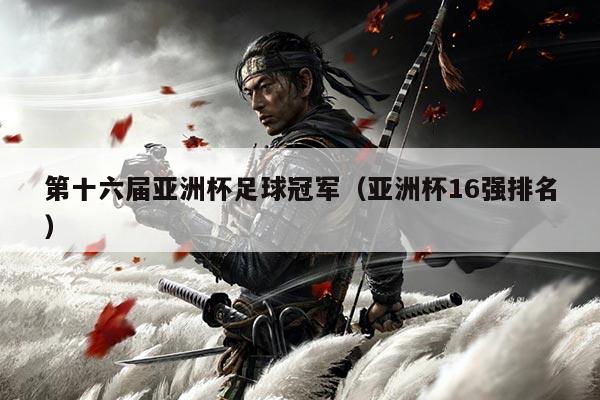 第十六届亚洲杯足球冠军(亚洲杯16强排名)