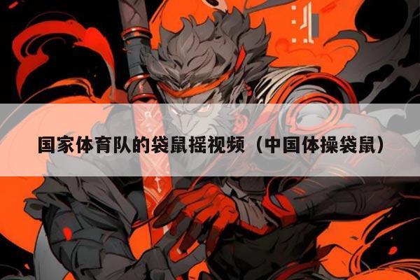 国家体育队的袋鼠摇视频(中国体操袋鼠)