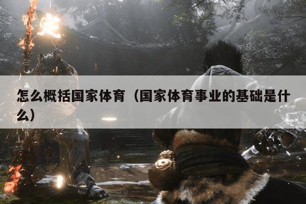 怎么概括国家体育(国家体育事业的基础是什么)