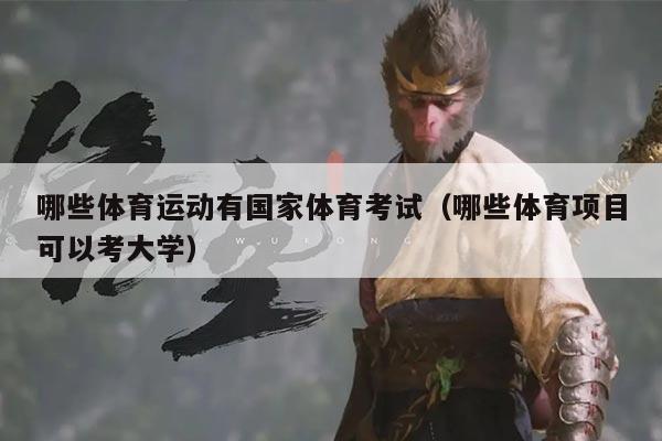 哪些体育运动有国家体育考试（哪些体育项目可以考大学）