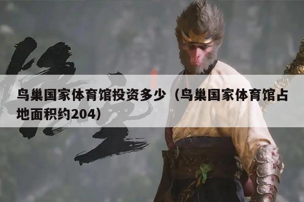 鸟巢国家体育馆投资多少（鸟巢国家体育馆占地面积约204）